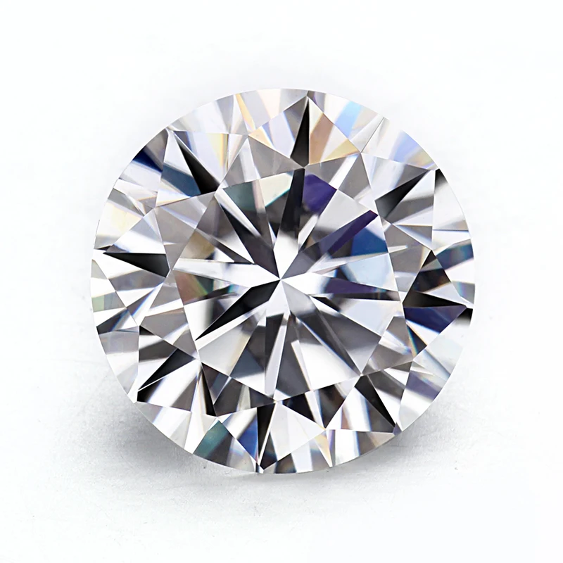 

super brilliant 1ct&6.5mm synthetic stones round cut E/F quality moissanite