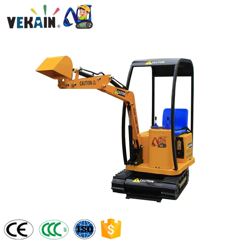 

Mini electric riding amusement park kids excavator for children