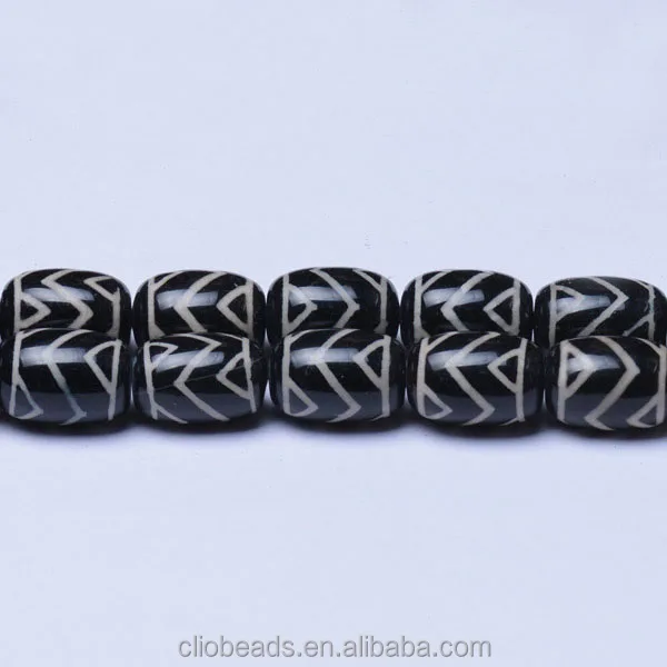 

Agate Drum Tibetan Dzi Beads Wholesale