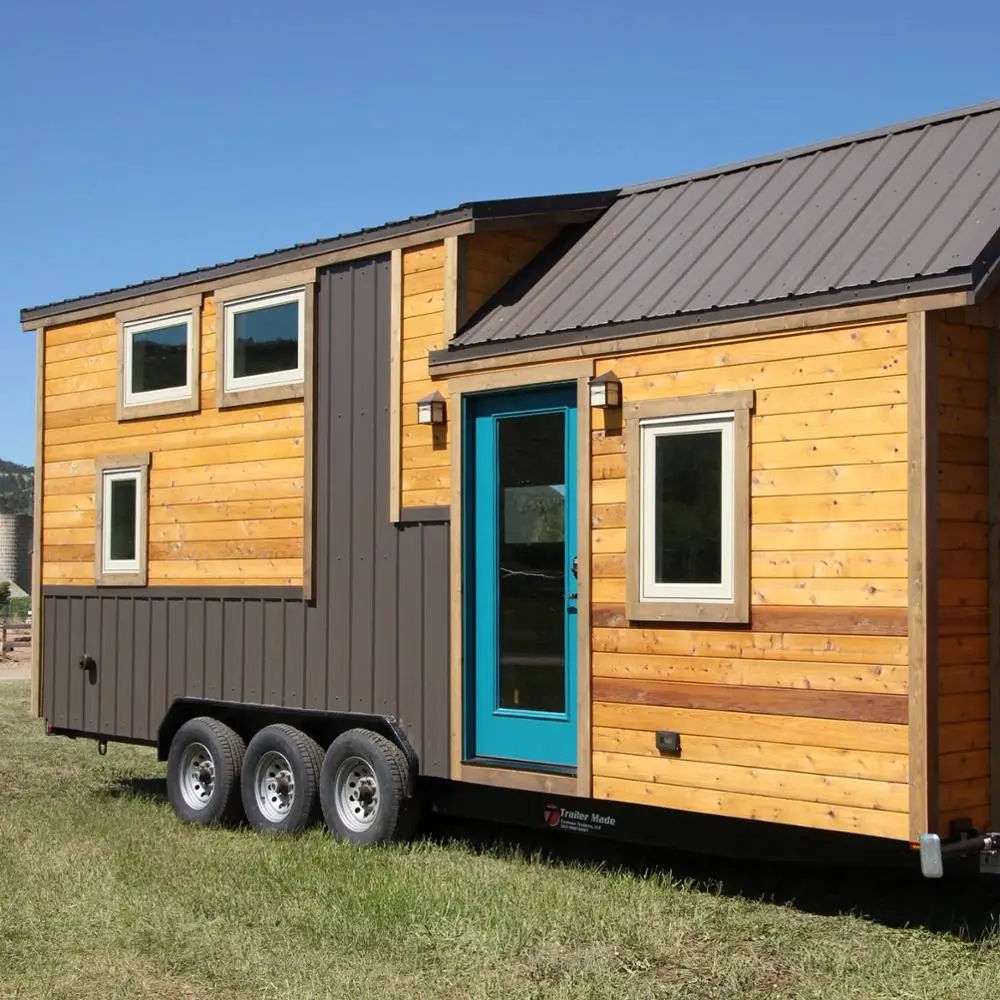 Australia Standard Movable Modern Prefab Tiny House Kits On Wheels
