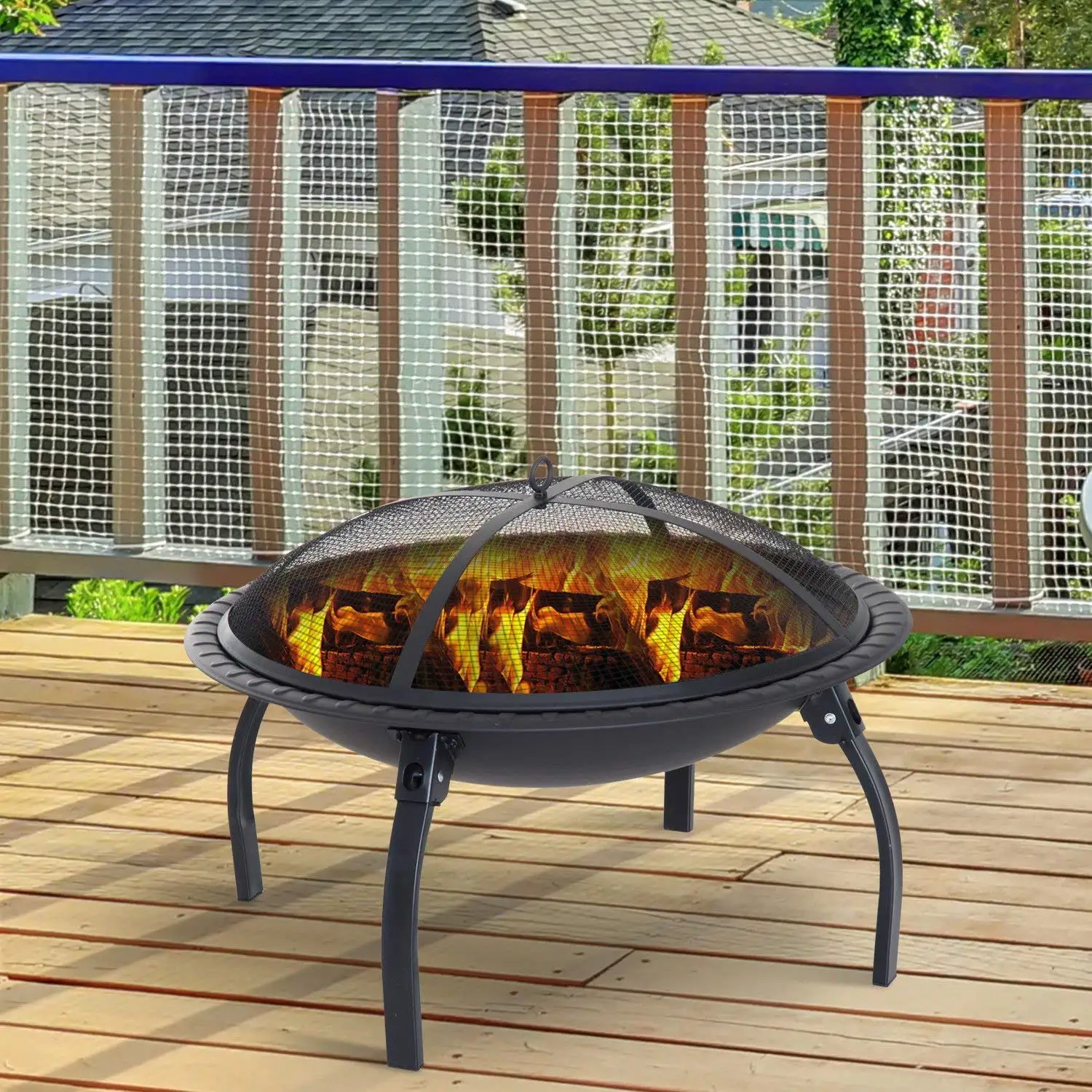 Buy Round Fire Pit Grate 28 Quot Heavy Duty Grill Cooking