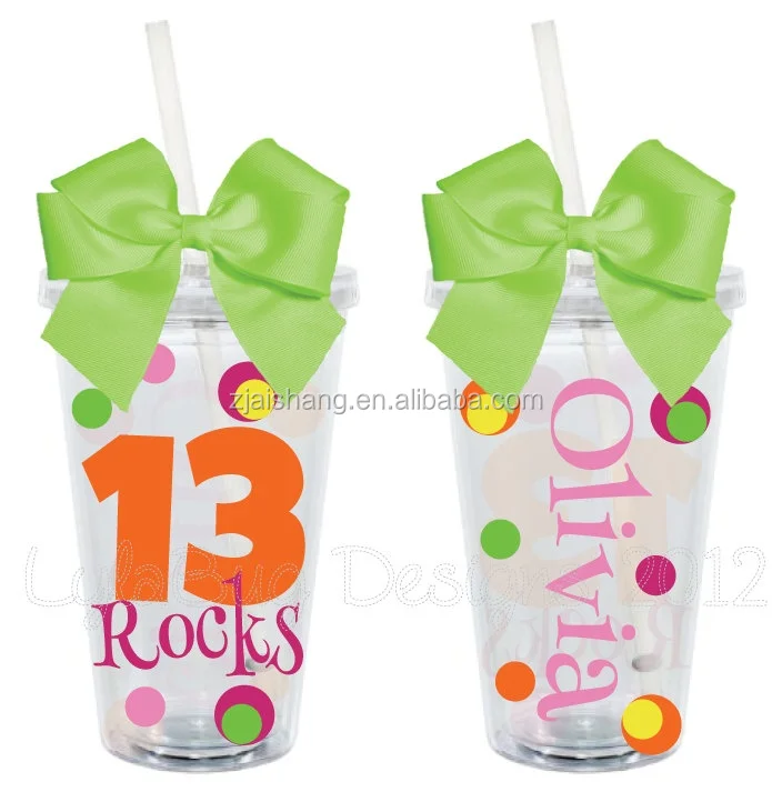 

American Fashionable First Rate High Quality 24oz plastic tumbler with straw drinking, All colors available