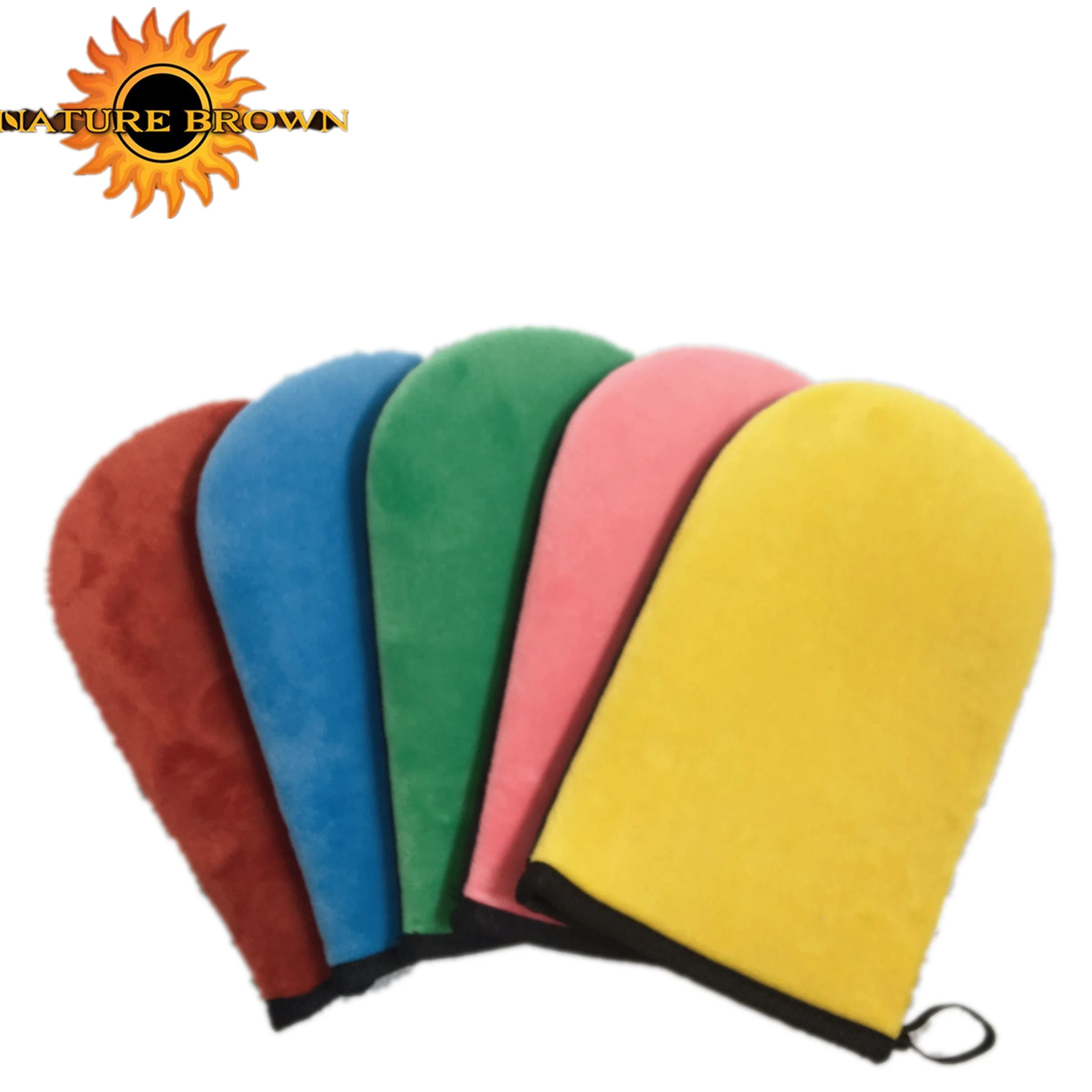 
Manufacture hot selling comfortable self tanning mitt 