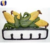 CAST IRON COAT HANGER / HOOKS CORN STYLE