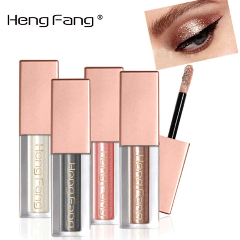 

Hengfang Metal Liquid Eyeshadow Glitter Eye Shadow Liquid Shimmer Stick Beauty Tool Korea Cosmetic Gift For Girl, 6 colors to choose