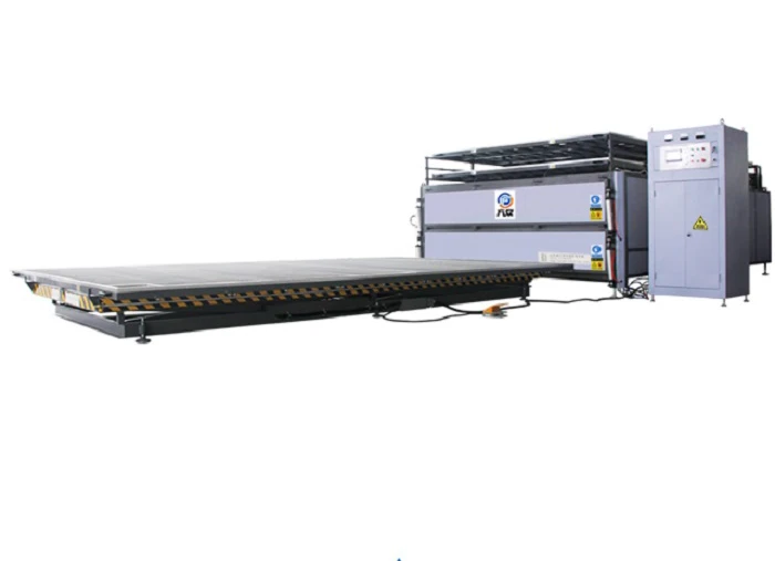 Non Autoclave Eva Silicone Bag Vacuum Glass Lamination Furnace For