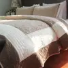 Lepanxi brand high quality Customized 100% polyester patchwork bed cover