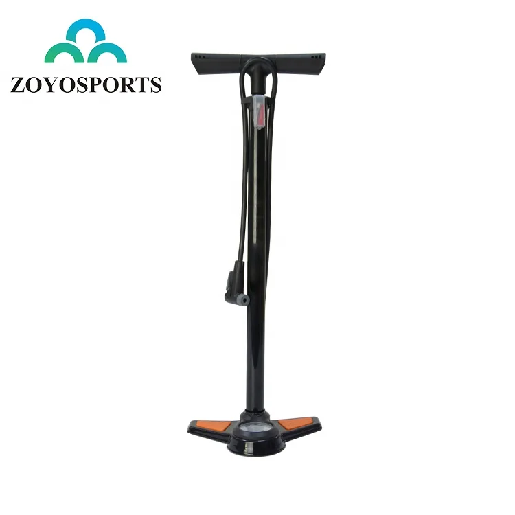 

ZOYOSPORTS Urltra-Light Air Bicycle Pump With Gauge Presta and Schrader valve head Mountain Bike Parts Cycling Pump, Black or customized color