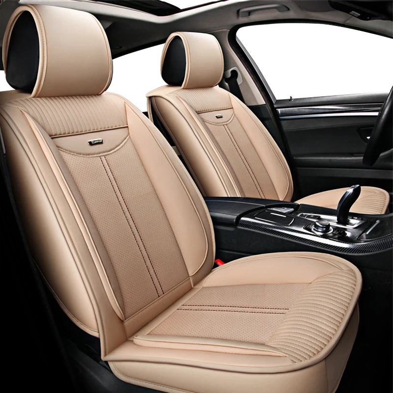 
fancy lunxury colors PVC/PU leather car seat cover fit almost all cars auto accessories 