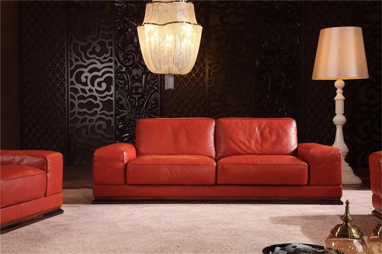 Factory Supplier Beautiful Leather Sofa Set Design Ashley