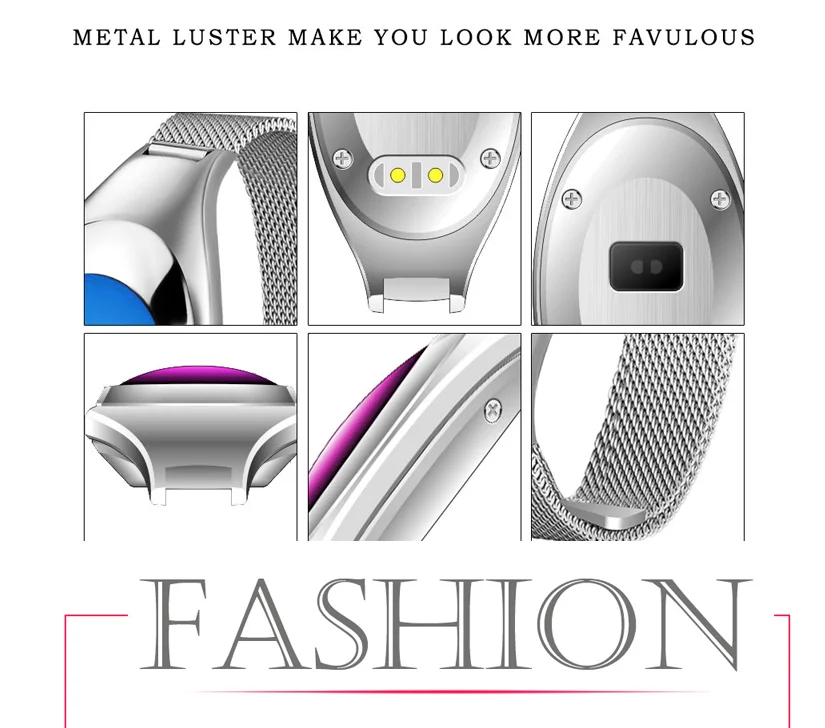 Z18 Smart Bracelet For Woman With Blood Pressure Heart Rate Monitor