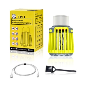 Image of Waterproof 3 in 1 Flashlight Camping Lamp LED Mosquito Trap Inhaled Mosquito Killer Flying Killer USB Charger Dropshipping