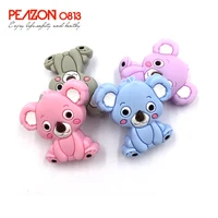 

Wholesale China Best Manufacture Food Grade 10mm Baby Soft Koala Custom Silicone Teething Teether Beads For Children
