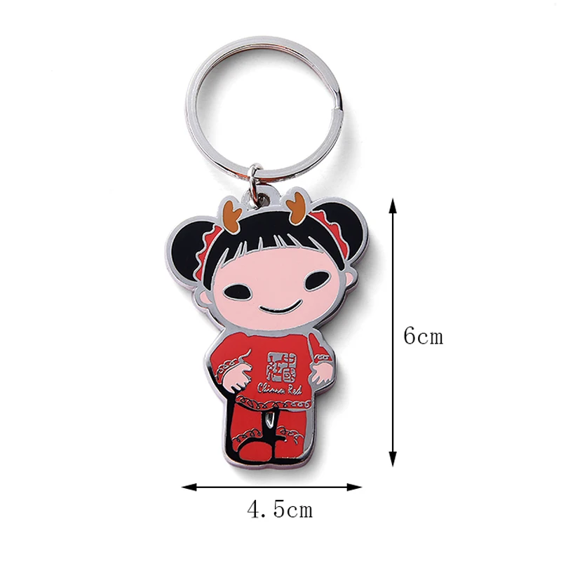 
Fast Delivery Designers Anime Keychain Metal Cute Enamel Keychain Custom Keychain 