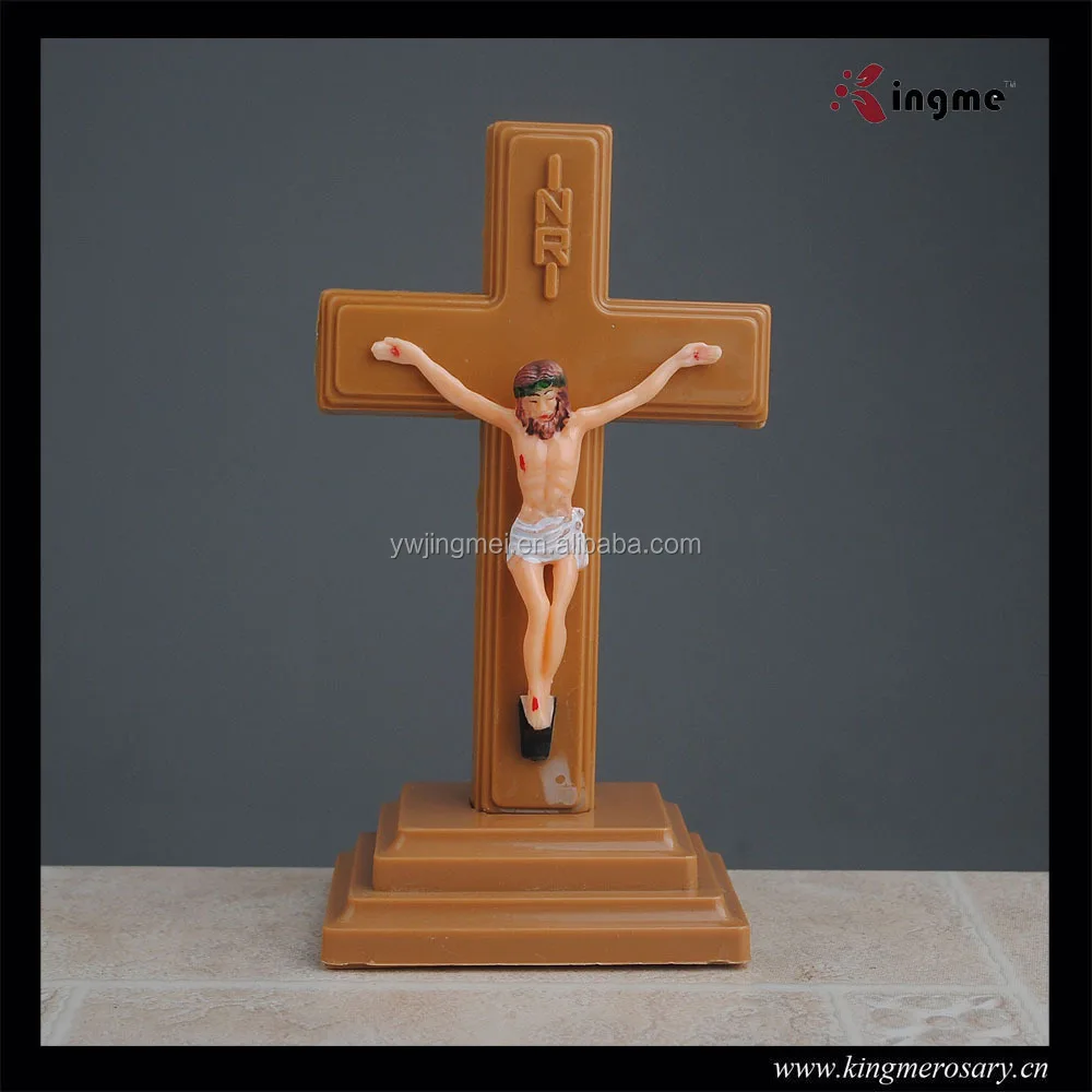 Wholesale Market Fashion Religious Plastic Jesus Crucifix Yiwu Catholic