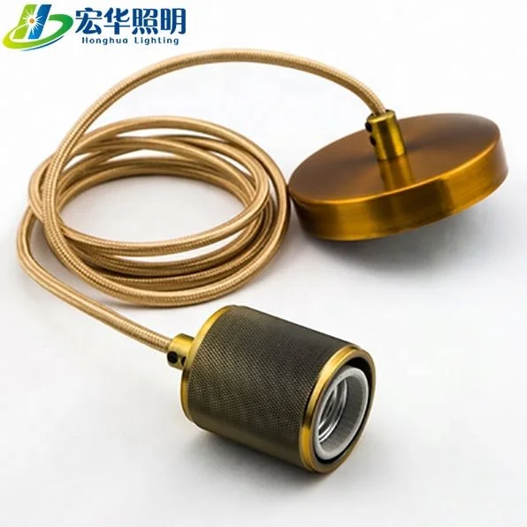 
E26 E27 electrical vintage lighting holder ceiling lamp pendant cord for home 