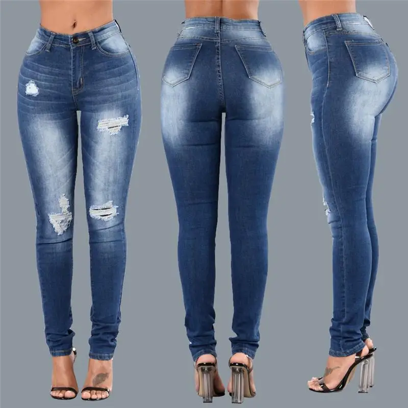 Luxury Women Narrow Jeans Ladies Private Label Denim Suits Wholesale ...