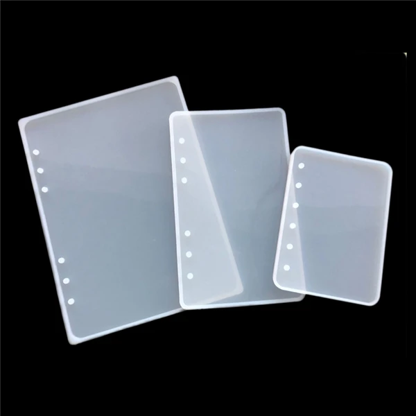 3D DIY A5 A6 A7 Silicone Notebook Cover Mold For Resin Epoxy