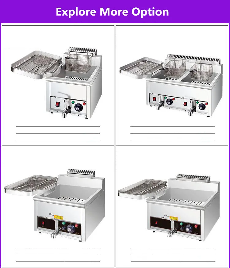 Industrial Thermostat Controlled Frying Machine Deep Fryer Buy Thermostat Controlled Deep