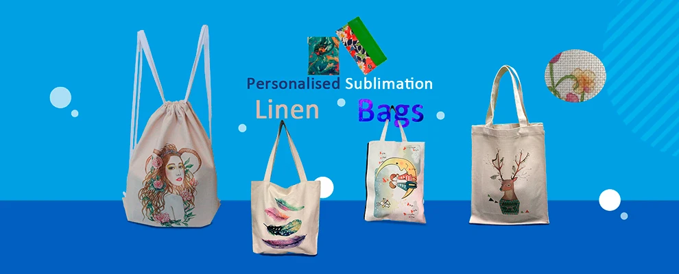 sublimation linen bag