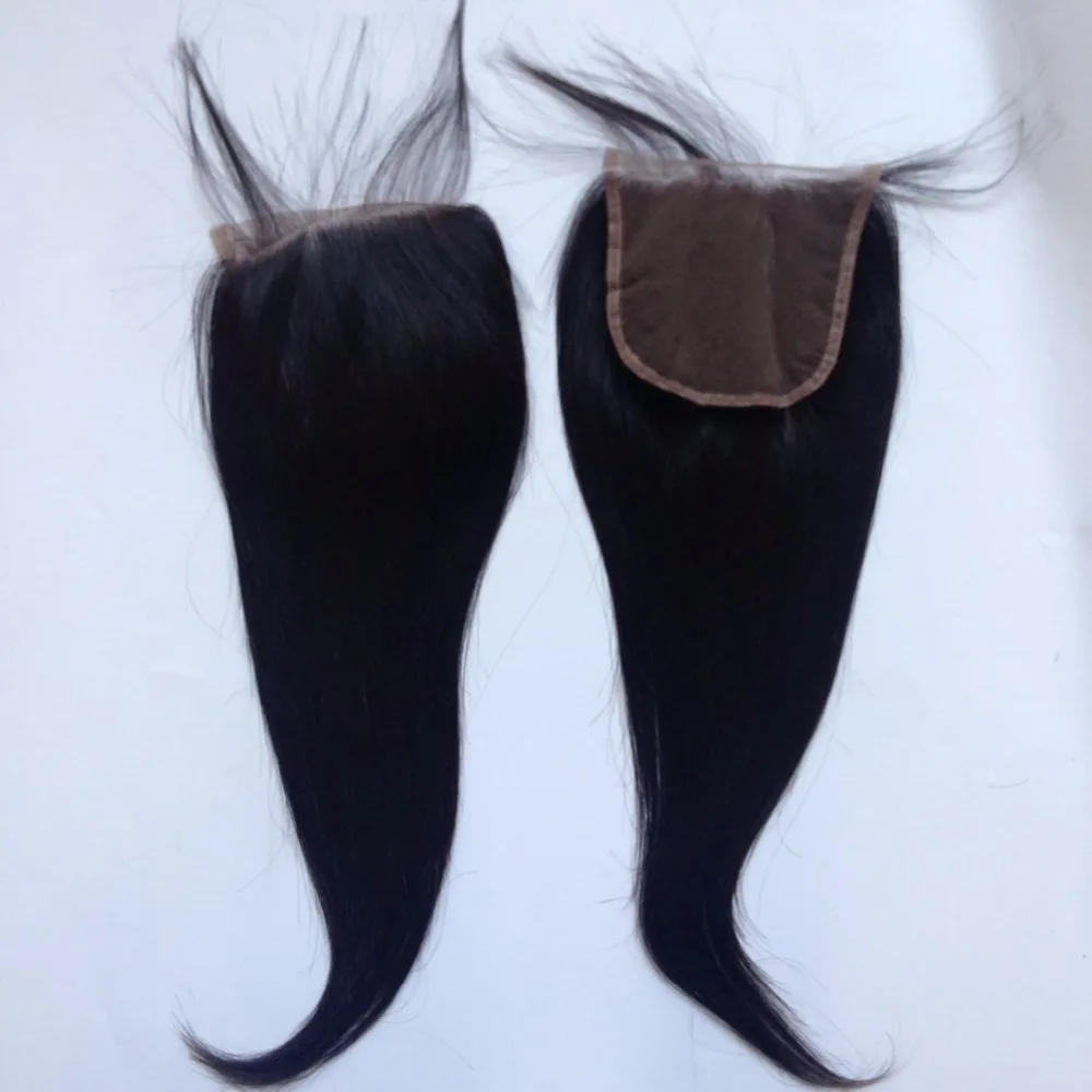 

Free shipping to USA top quality virgin Brazilian straight human hair free parting 4x4 lace closure with baby hair in stock, N/a