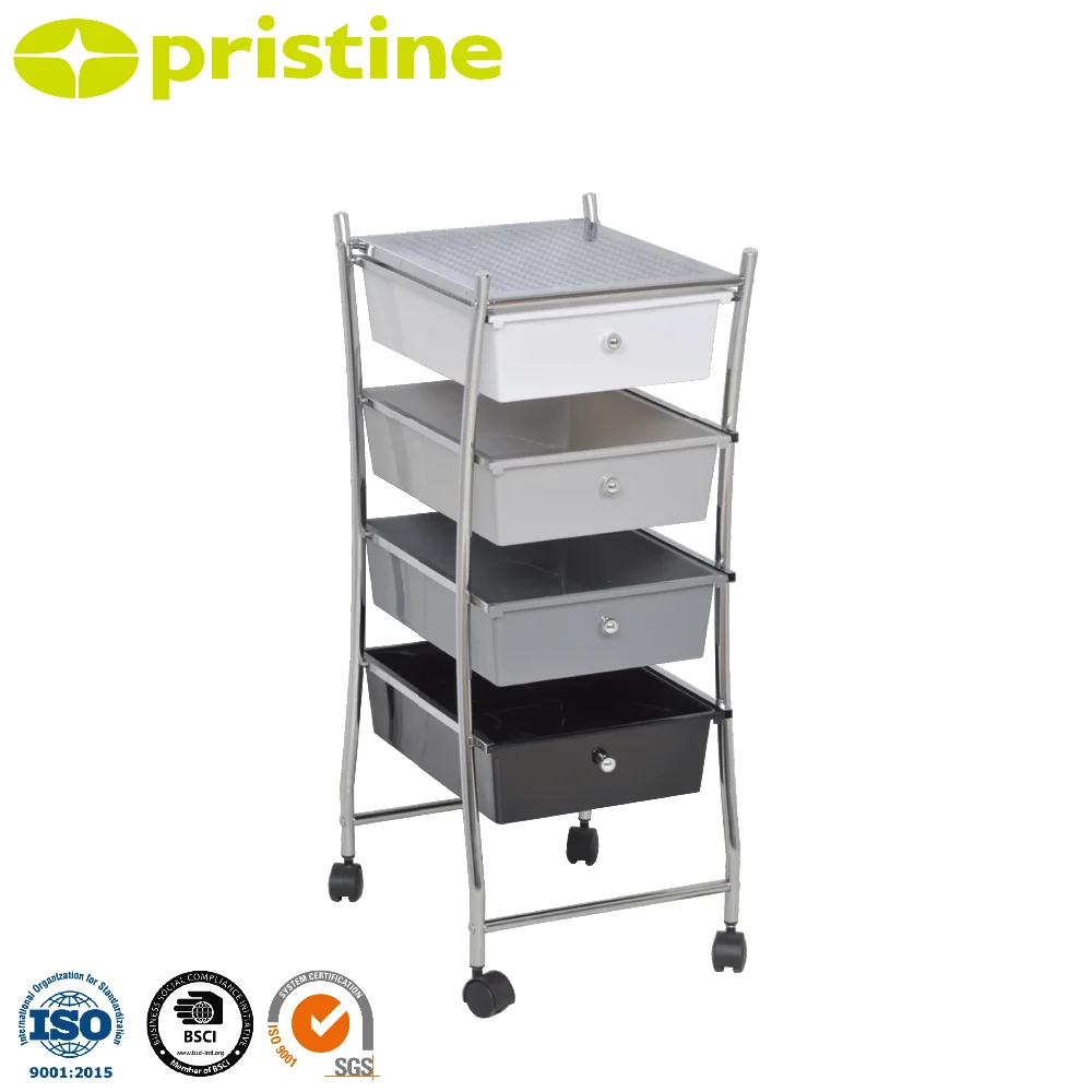 6 Plastic Drawers Storage Organizer With Wheels Buy Drawer