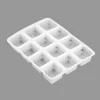 Food Grade Easy Release Inflatable PP Disposable skull Ice Cube Tray with cover