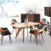 2019 hot sale hotel restaurant Rectangle Gueridon woodenn dining table