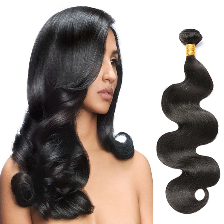 

High Quality 7A 8A 9A 10A 11A Grade 1B Color Brazilian Virgin Body Wave Hair Bundles, Nature black