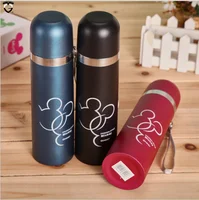 

Double Wall Coffee Thermal 500 ml Fashion Tumbler branded Stainless Steel Thermos Vacuum bottle Flask