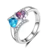 two heart one direction a lifetime double main stone by zircon design for love