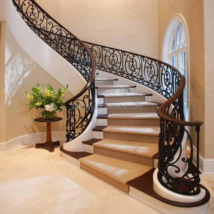 Wrought Iron Railings Wrought Iron Ornament / Stair Railings Design For