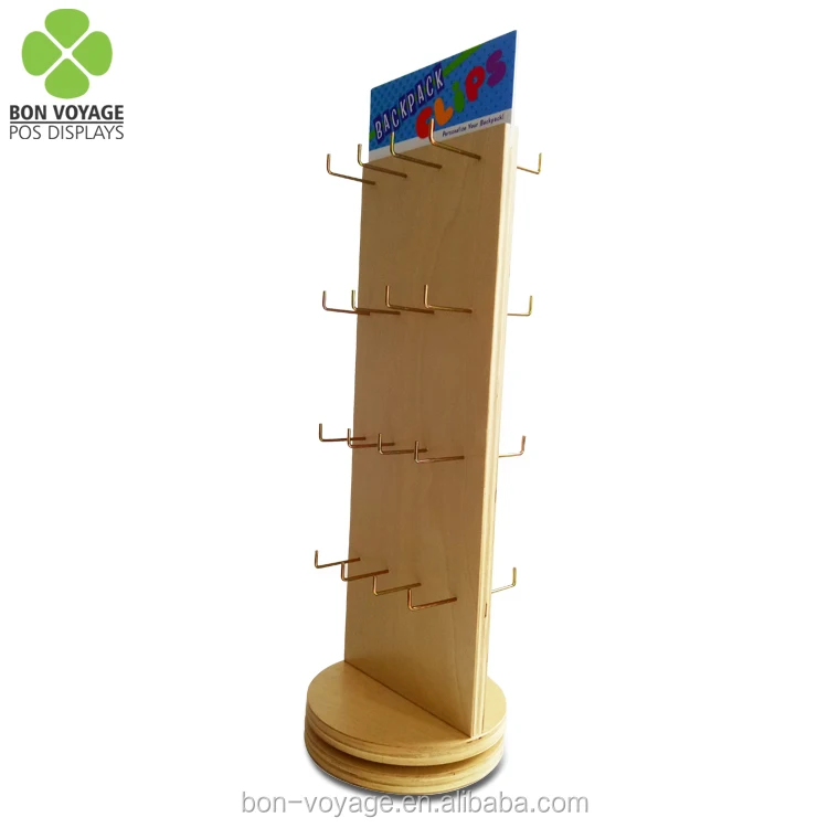 Retailer Table Top Wood Stand Spinning Display Candy Rack With Clips Buy Spinning Display Rack