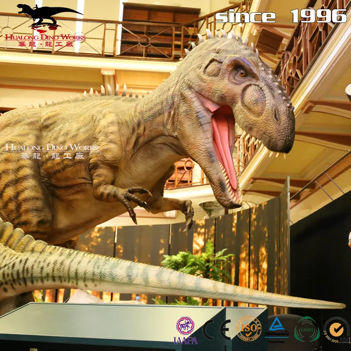 high quality indoor artificial vivid dinosaur model for sale
