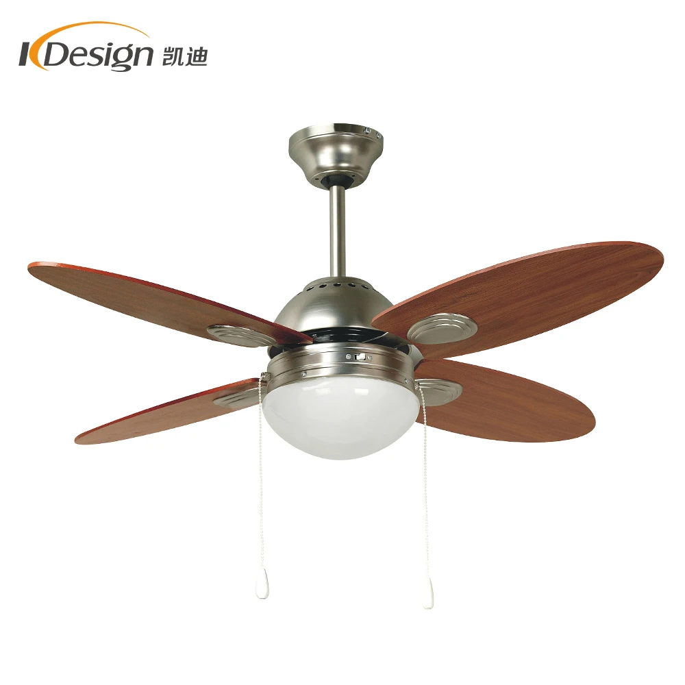 220v 42 Inch Oriental Decorative Lighting Ceiling Fan 4 Dark Wood