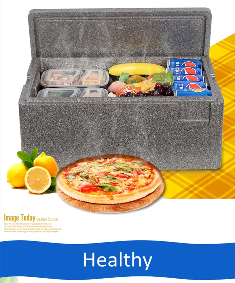 Customized 34L EPP insulation box fresh food delivery box cold chain box