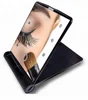 8 LED light Makeup Travel Mini Portable Folding Compact Pocket LED Cosmetic Make Up Mirror for Lady