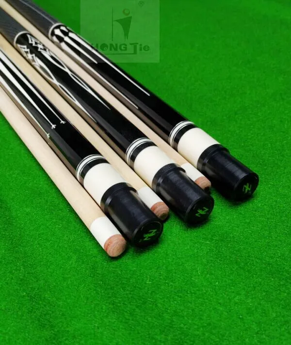 
Hongjie Billiards High quality Canadian maple wood 1/2 billiard pool cue 