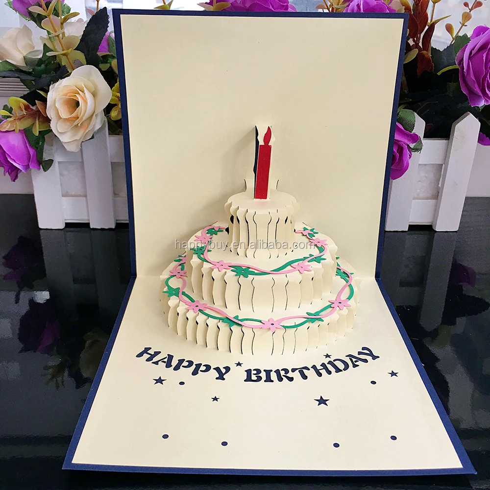 13 Nouvelle Conception Laser Coupe 3d Pop Up Gateau D Anniversaire Carte De Voeux Buy Cartes De Voeux Personnalisees Cartes De Joyeux Anniversaire Conceptions De Cartes De Voeux D Anniversaire Faites A La Main Product