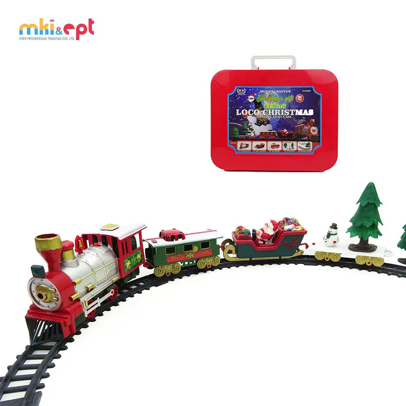 Ept Electric Christmas Toys Slot Railway Toy Bullet High Speed Train