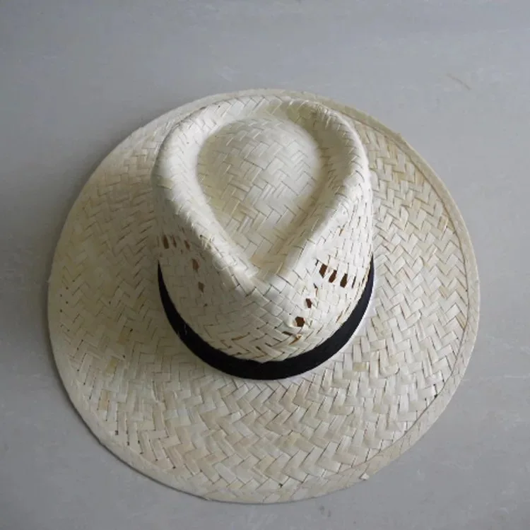 Promotion Basic Style Palm-leaf Fabric Straw Hat With Band - Buy ...