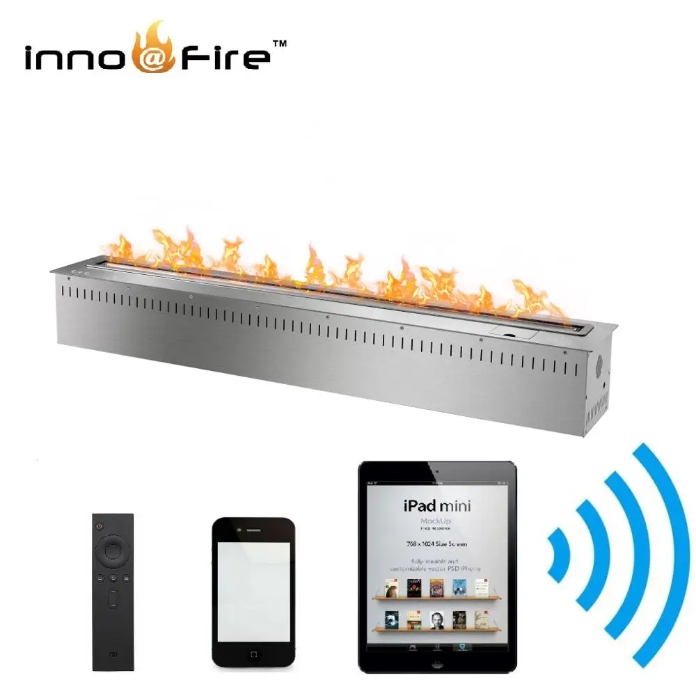 
Inno fireplace 1.2M remote control ethanol electric fire place indoor modern 