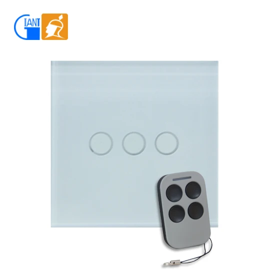 홈 오토메이션 무선 원격 지능형 터치 스크린 조명 제어 스위치