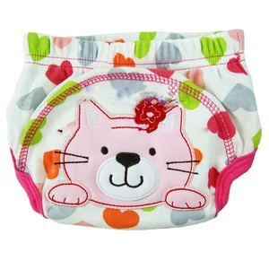 Image of Cotton Baby Training Pants /Waterproof Potty Diaper Pants /Training Diapers