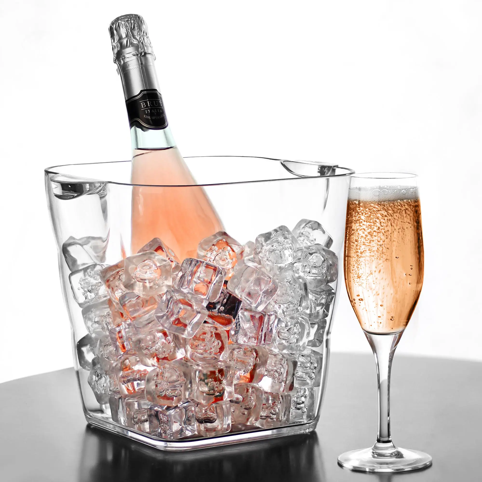 Acrylic Tower Wine Bucket/wine Bottle Cooler Buy Champagne And Wine