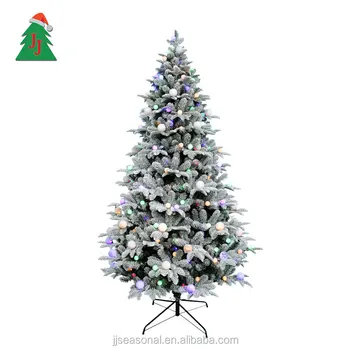 J J Seasonal Waterproof Small 7ft Pvc Pe Fake White Christmas Tree