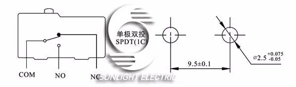 IP40 IP67 S-5G series waterproof 3 pin 3a 5a 125v 250v t85 micro switch snap-action switch