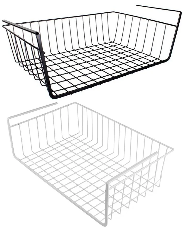 Under Shelf Sliding Organizer Wire Basket For Kitchen Cabinets