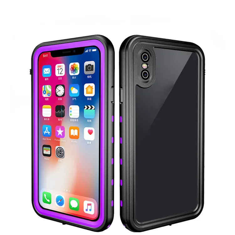

Wholesale china manufacturer hard sport swimming phone back cases covers for iphone X, 8 colors to choose