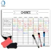 5.0-1A1 Dry Erase Magnet Chore Chart Child Reward Chart Magnetic Refrigerator Responsibility Chart